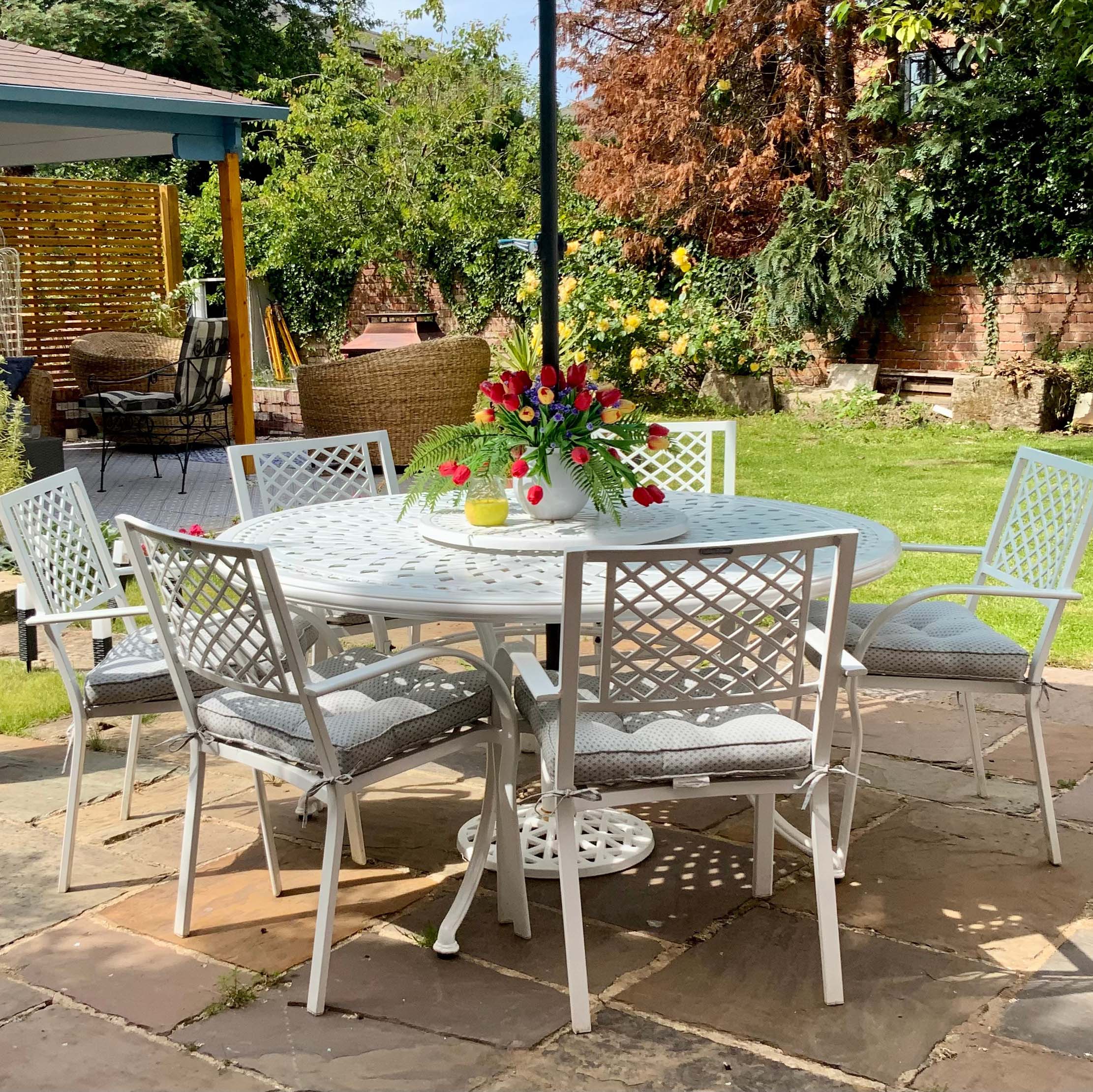 Frances tuintafel (8 persoons set)