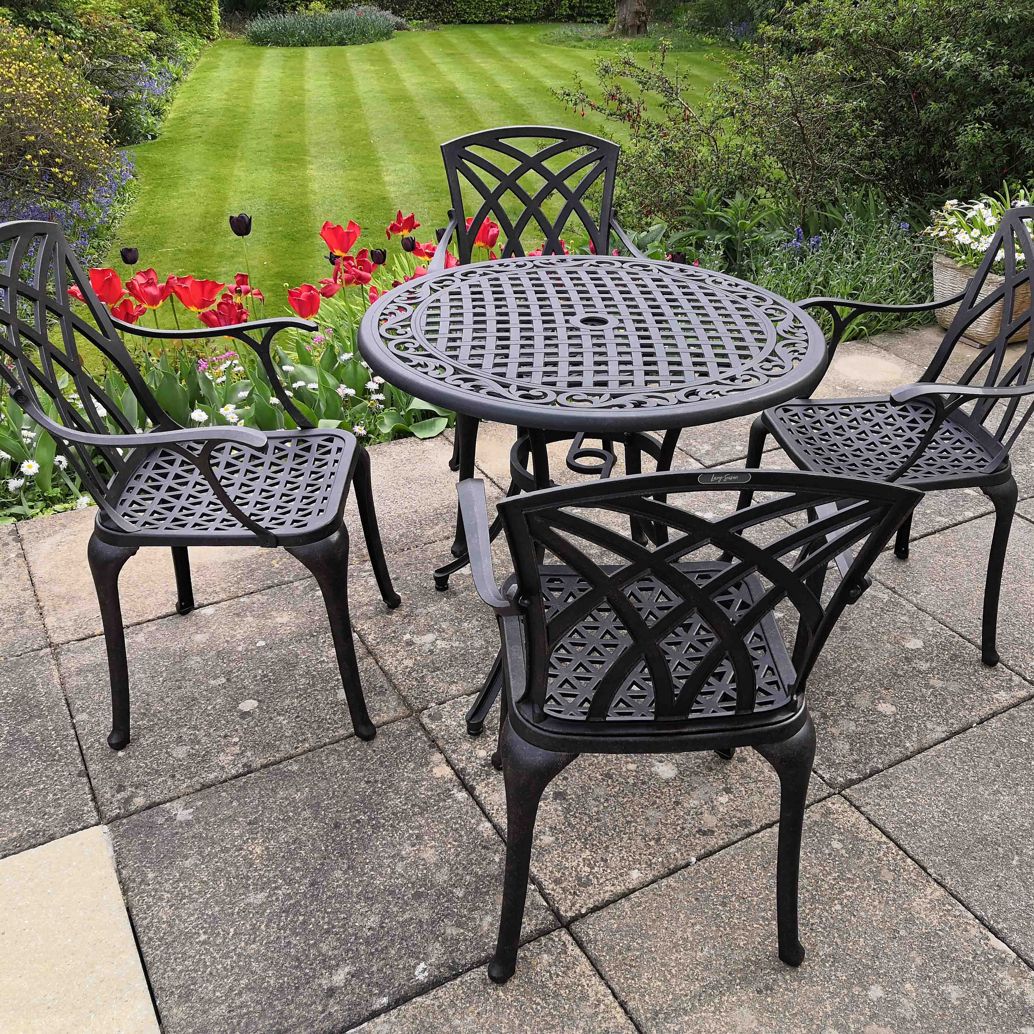 Hannah tuintafel (4 persoons set)