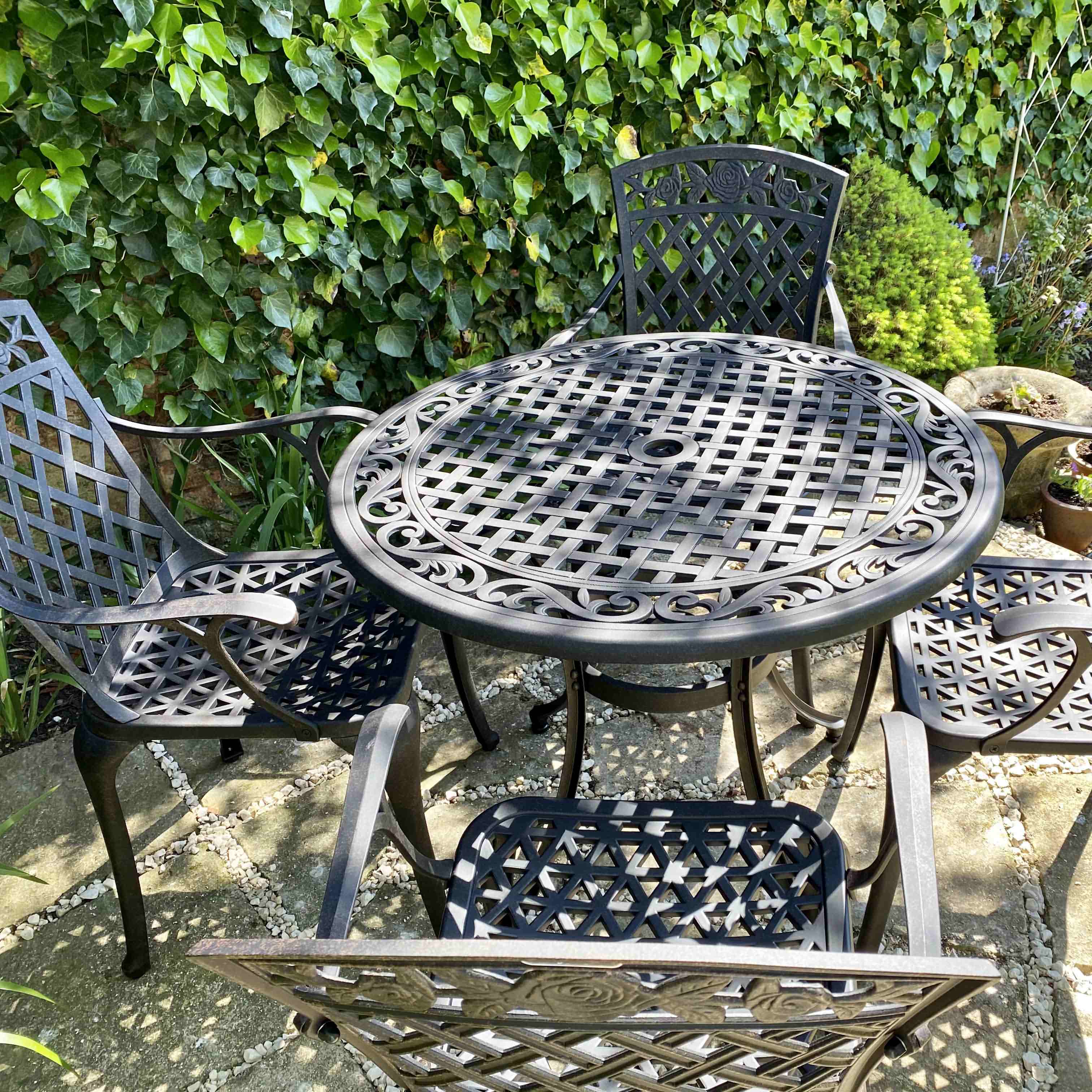 Hannah tuintafel (4 persoons set)