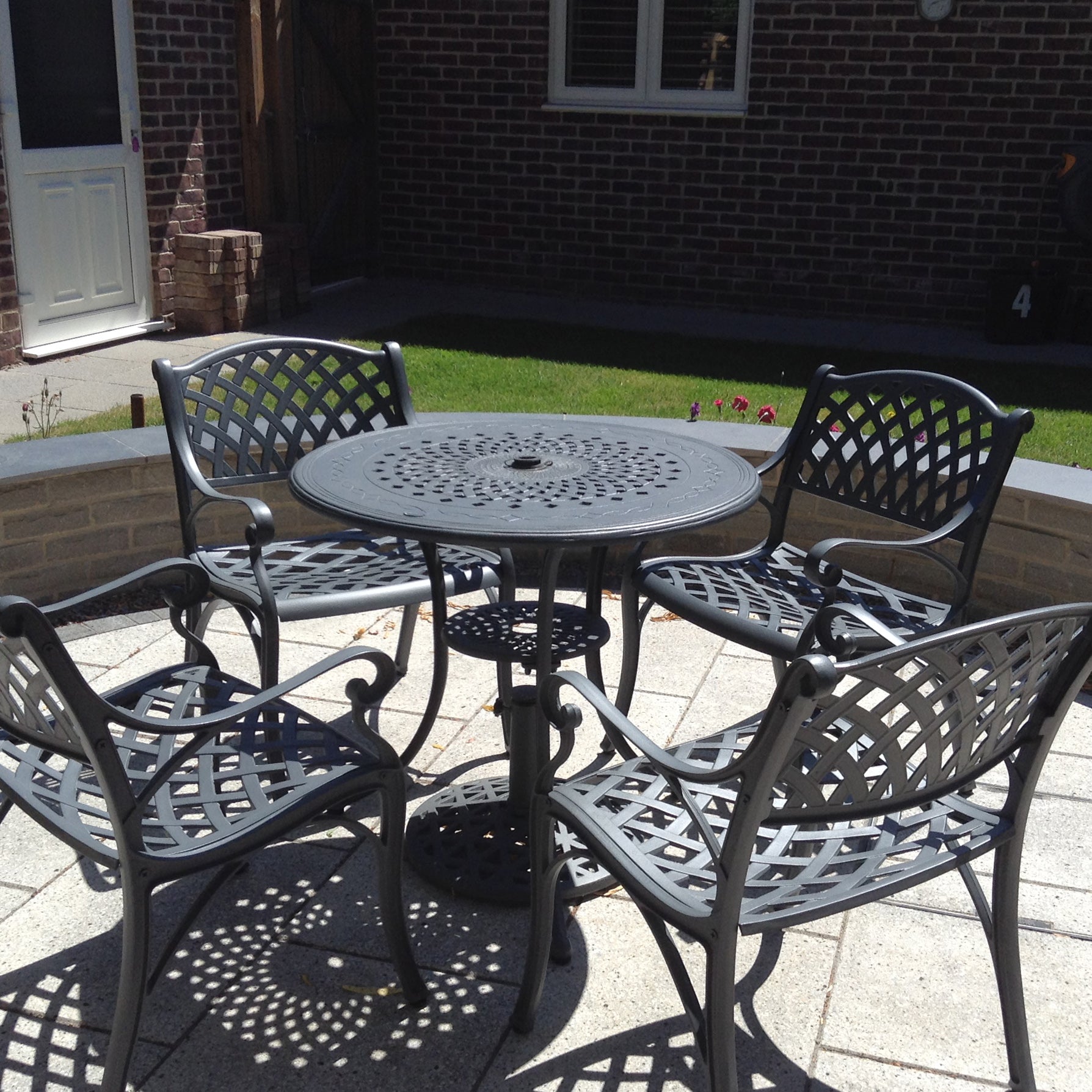 Anna tuintafel (4 persoons set)