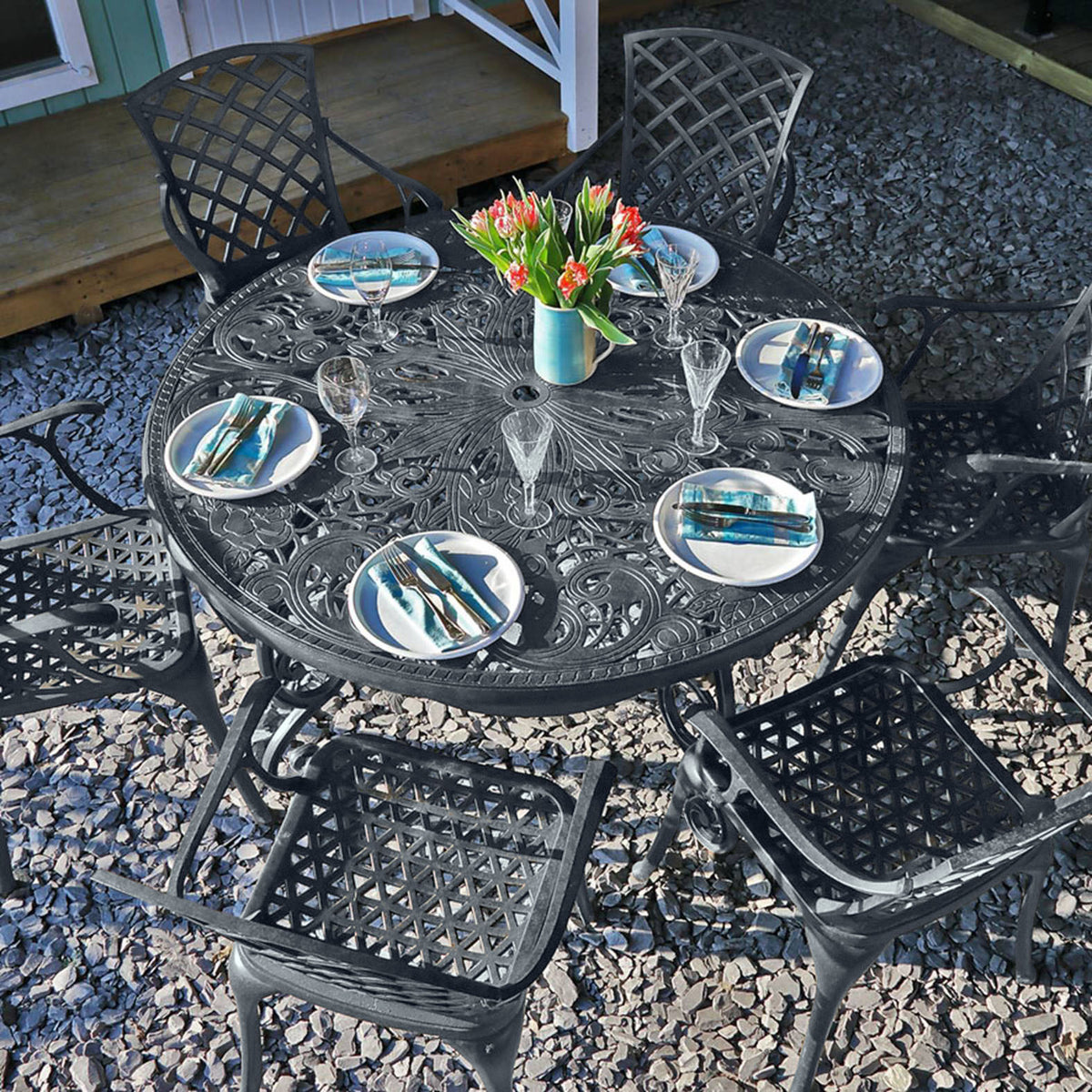 Joyce Tuintafel - Leigrijs