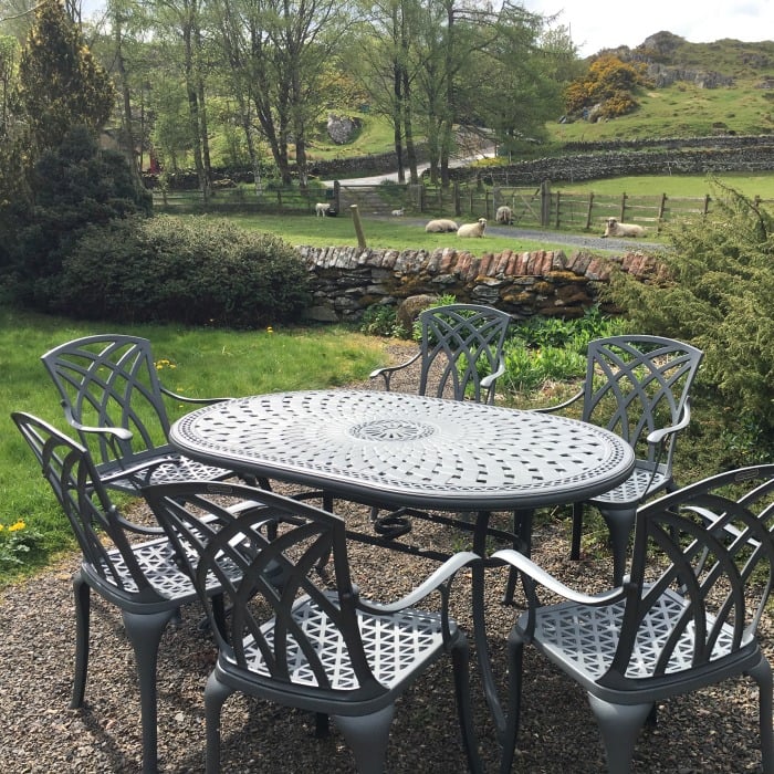 June tuintafel (6 persoons set)