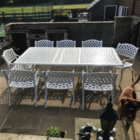 Jennifer tuintafel (10 persoons set)