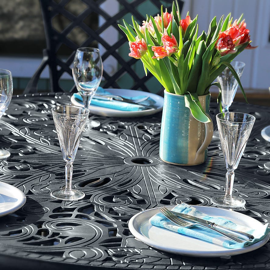 Flora tuintafel (4 persoons set)