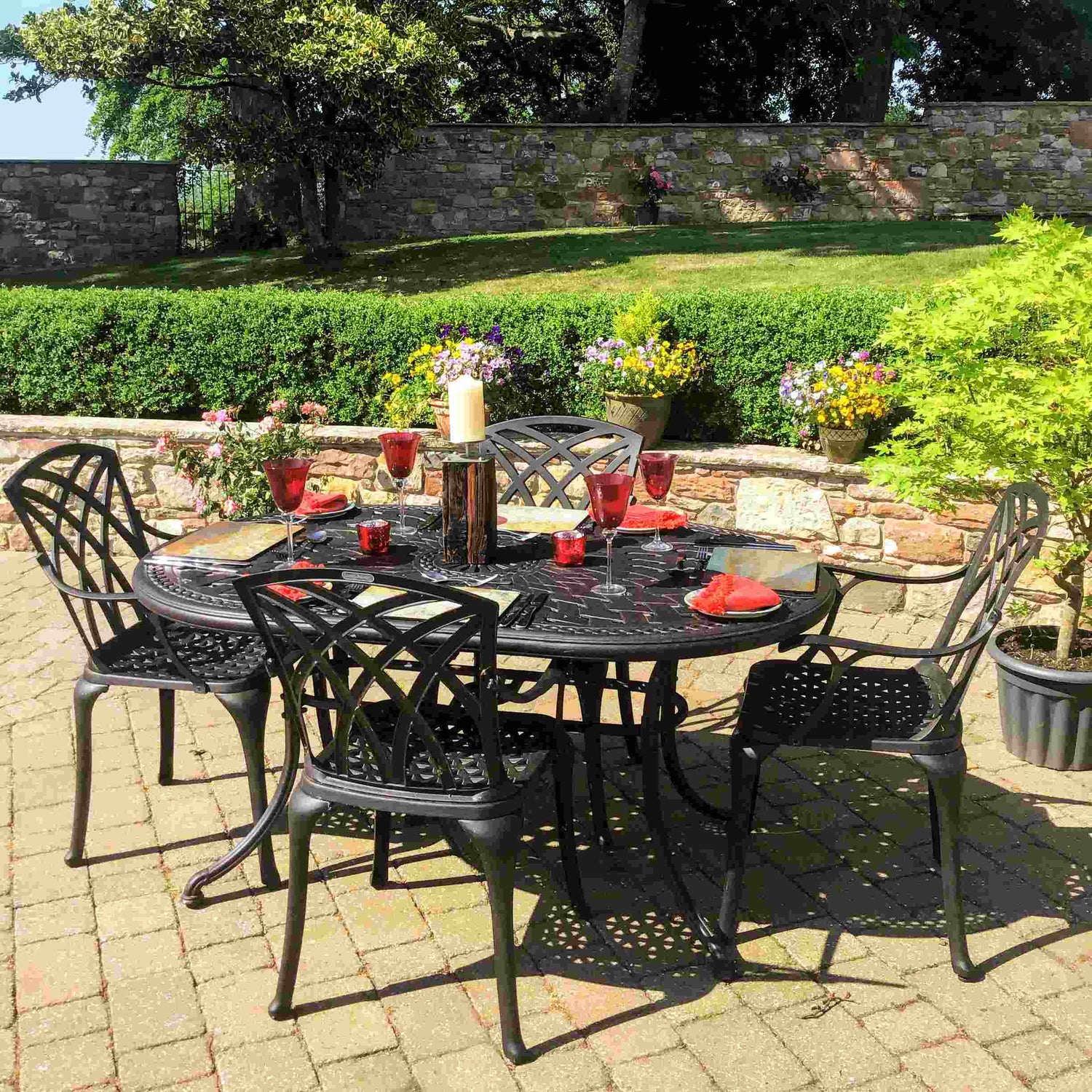 June tuintafel (4 persoons set)
