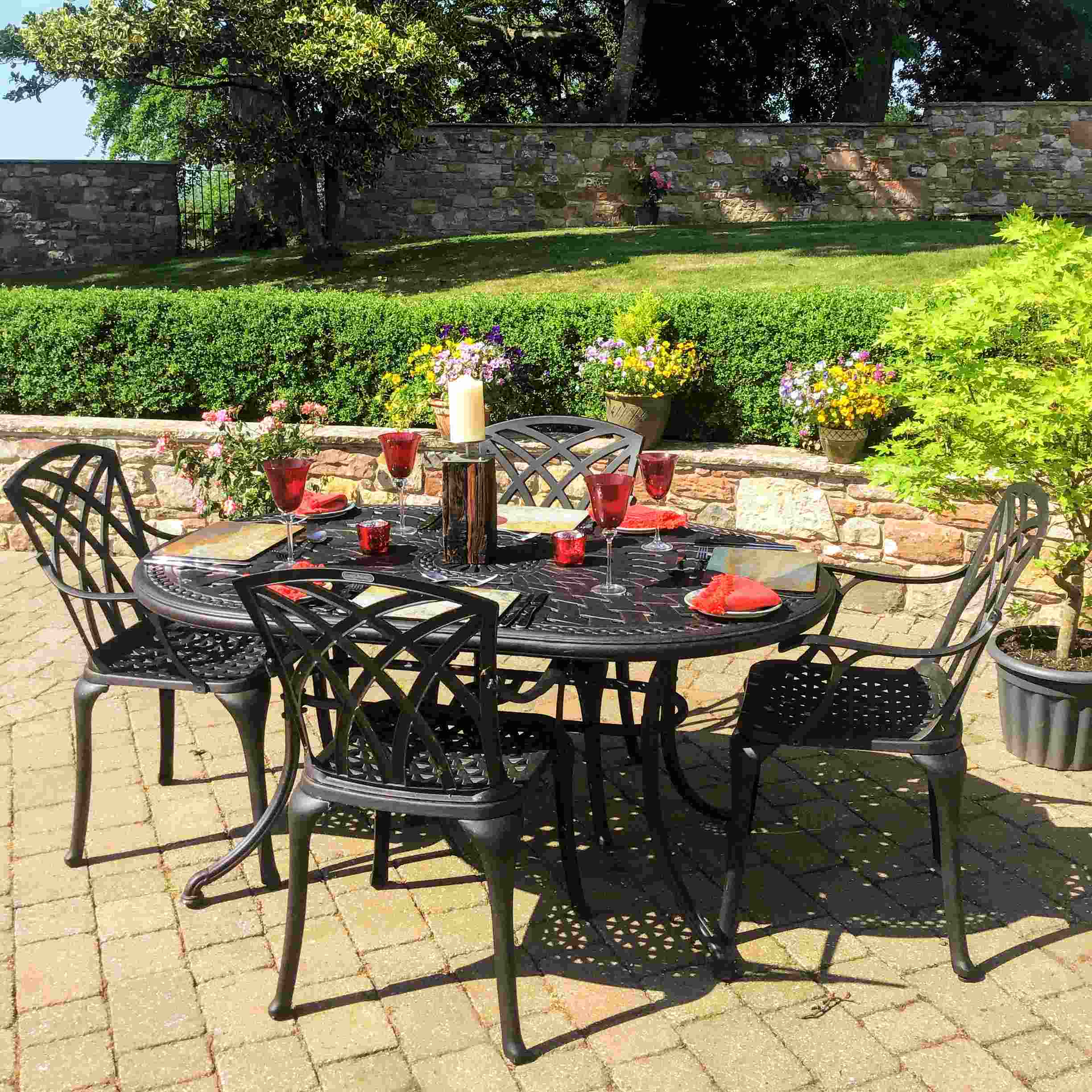 June tuintafel (4 persoons set)