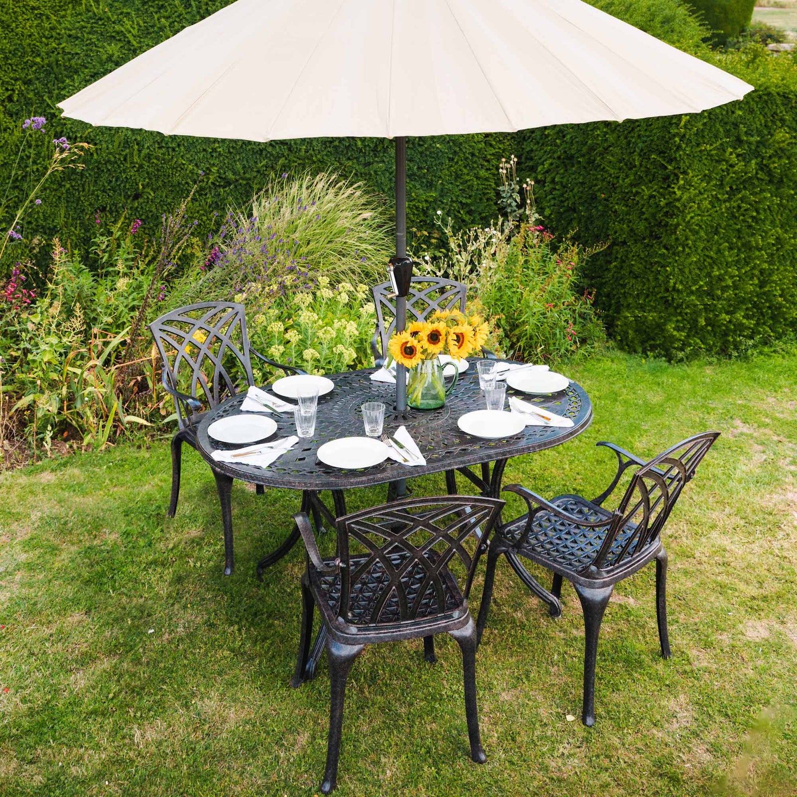 June Tuintafel (4 Persoons Set)