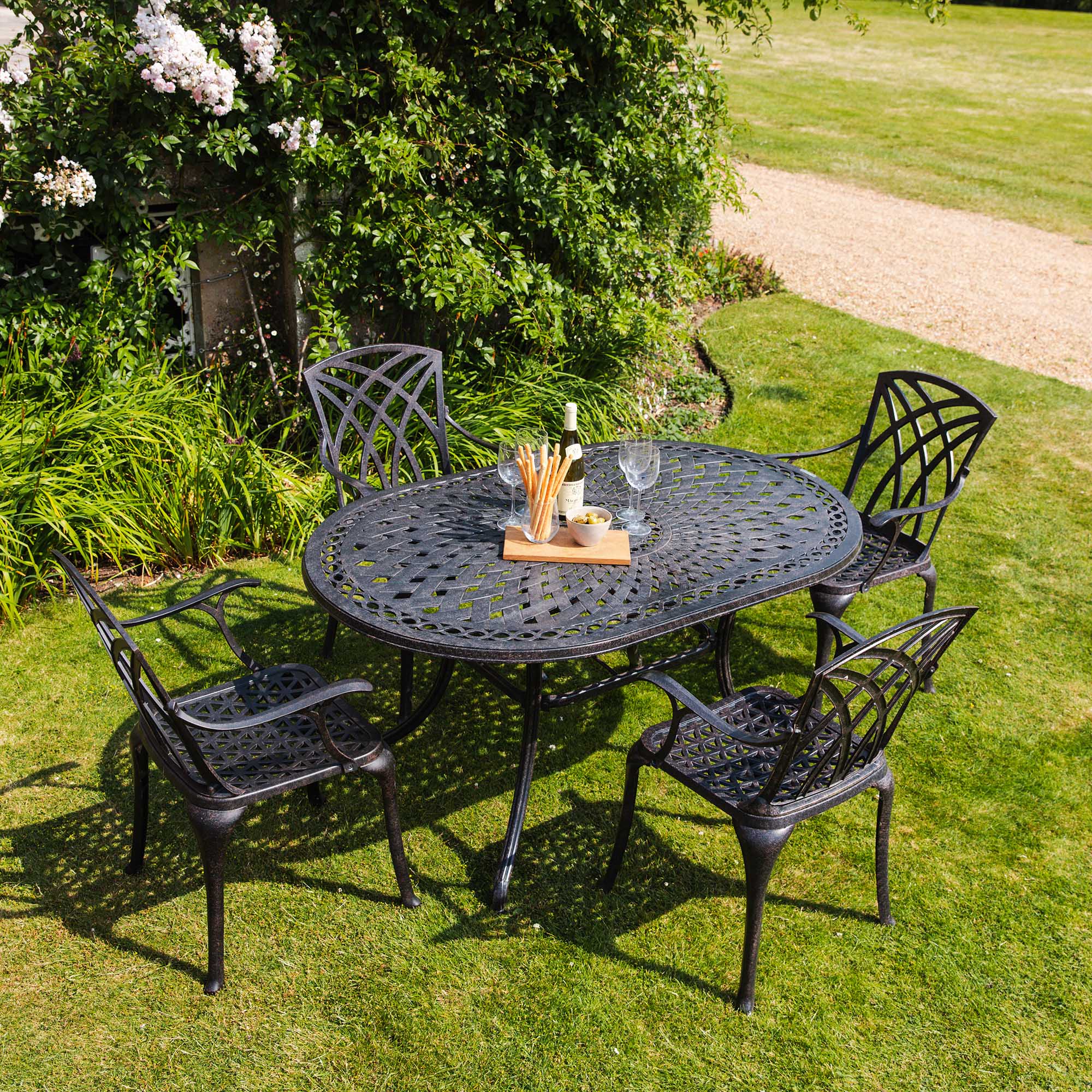 June tuintafel (4 persoons set)