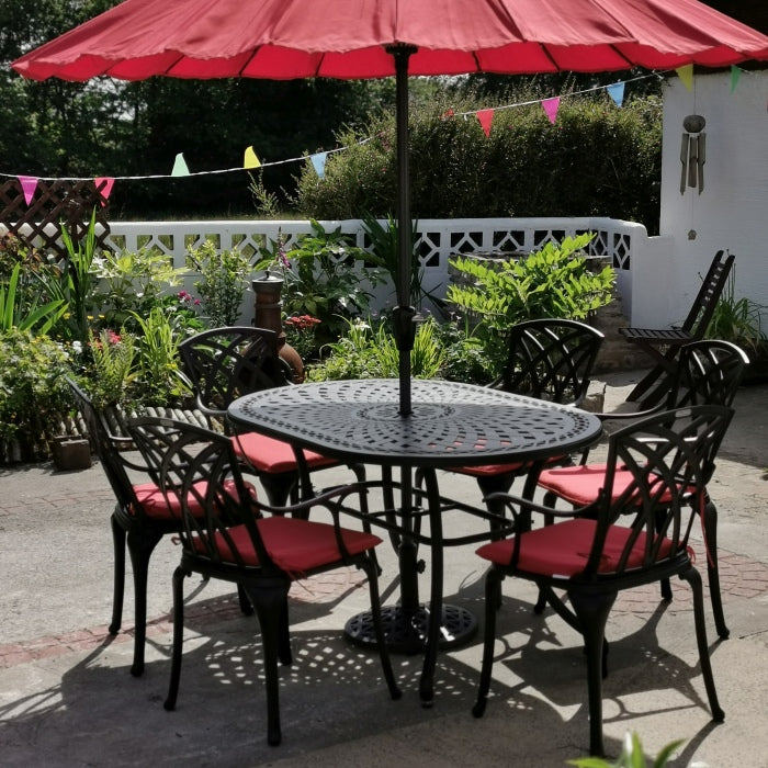 June tuintafel (6 persoons set)
