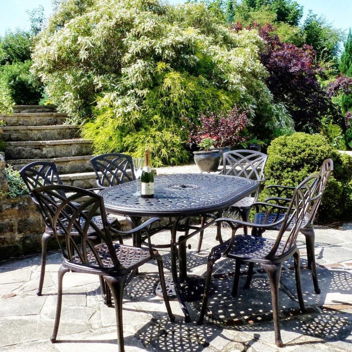 June tuintafel (6 persoons set)