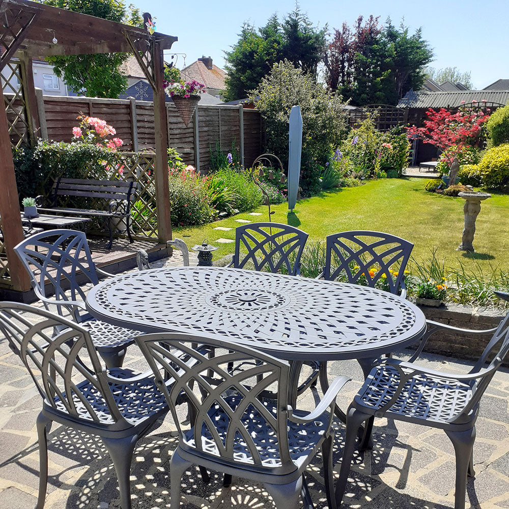 June tuintafel (6 persoons set)