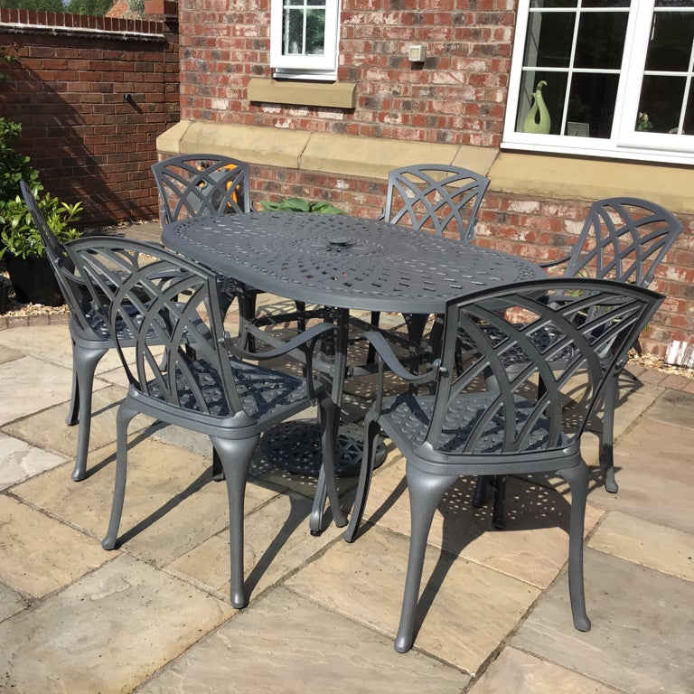 June tuintafel (6 persoons set)