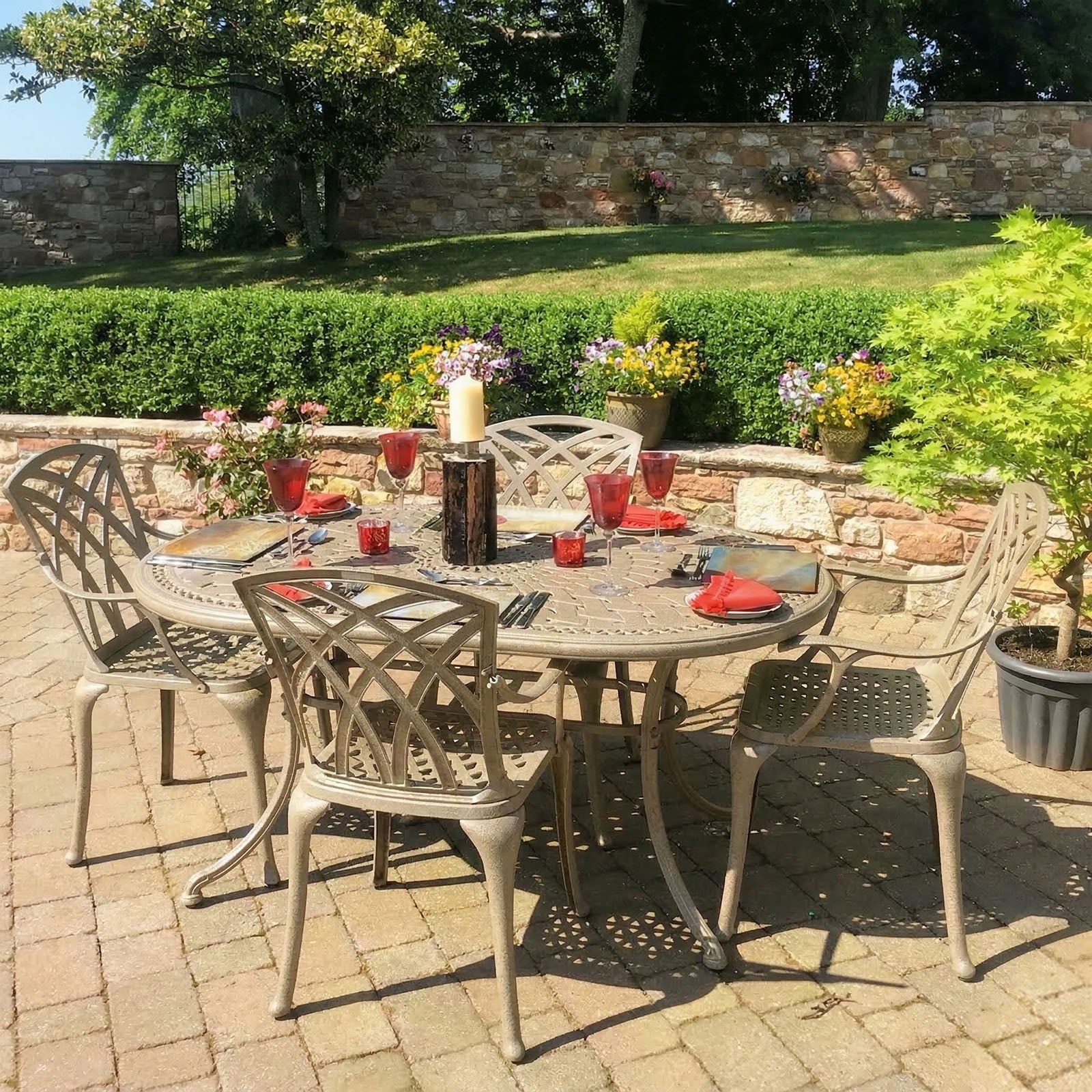 June Tuintafel (4 Persoons Set)
