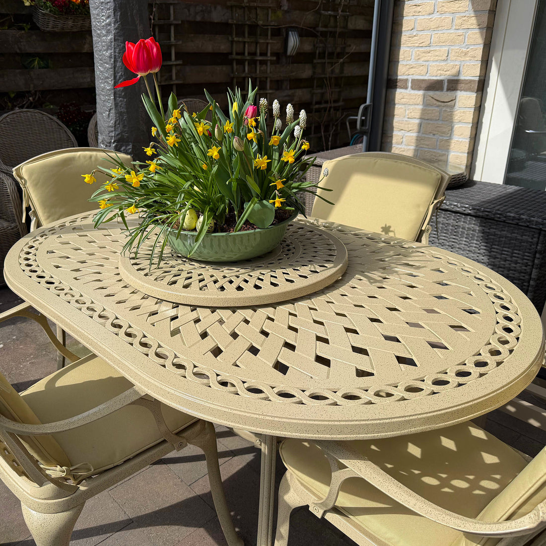 June tuintafel (4 persoons set)