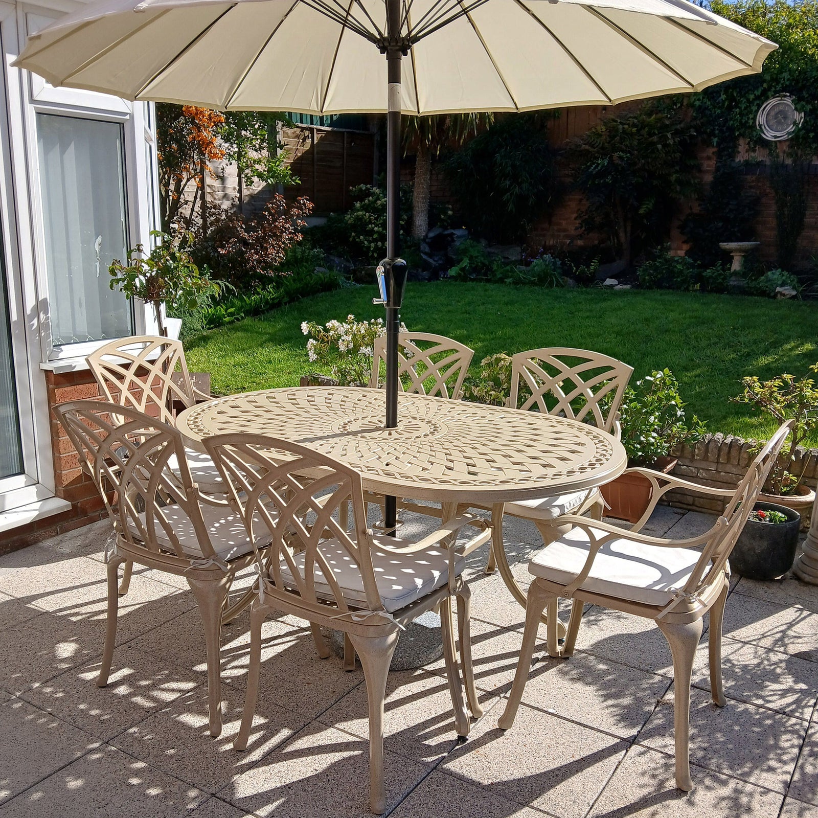 June Tuintafel (6 Persoons Set)