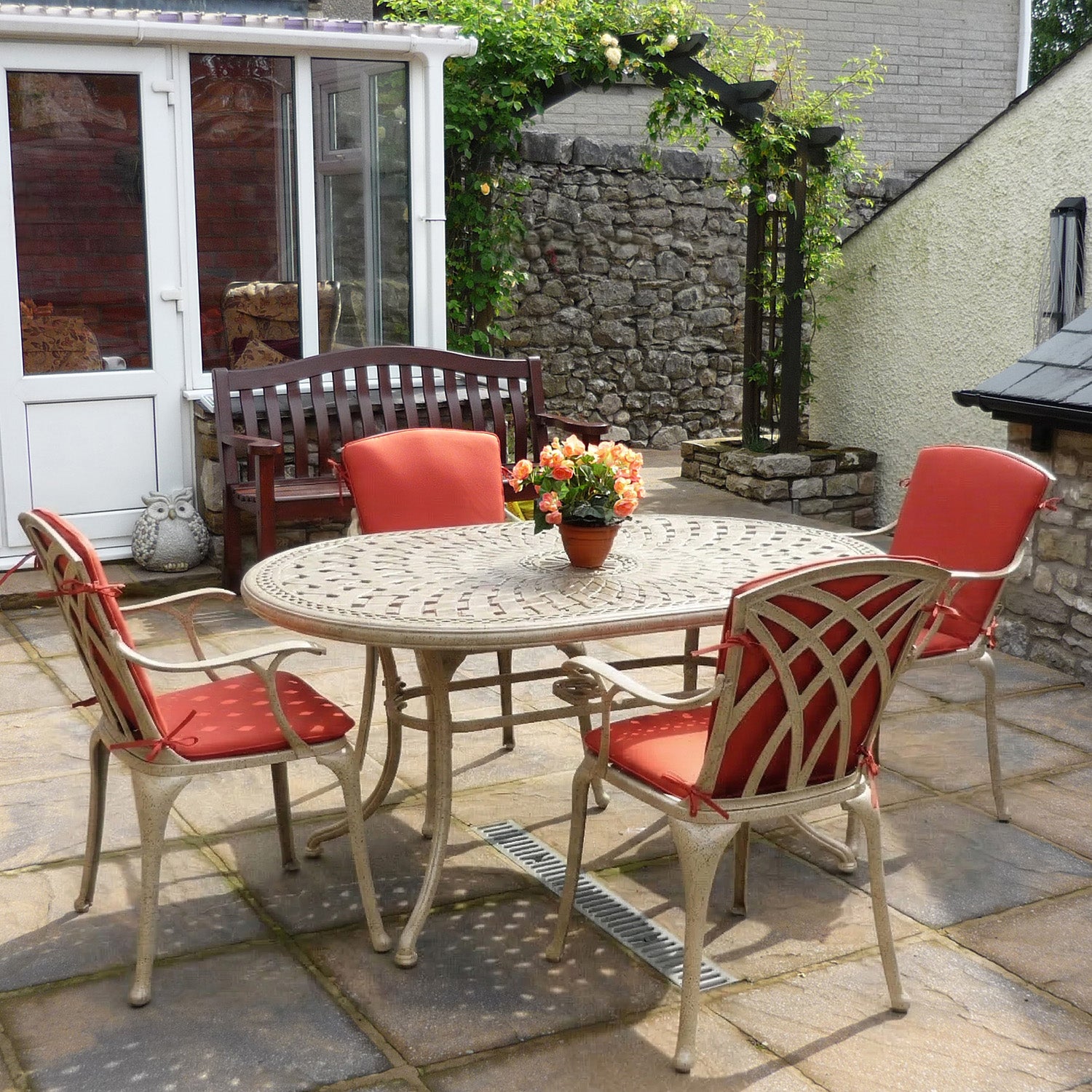 June Tuintafel (4 Persoons Set)