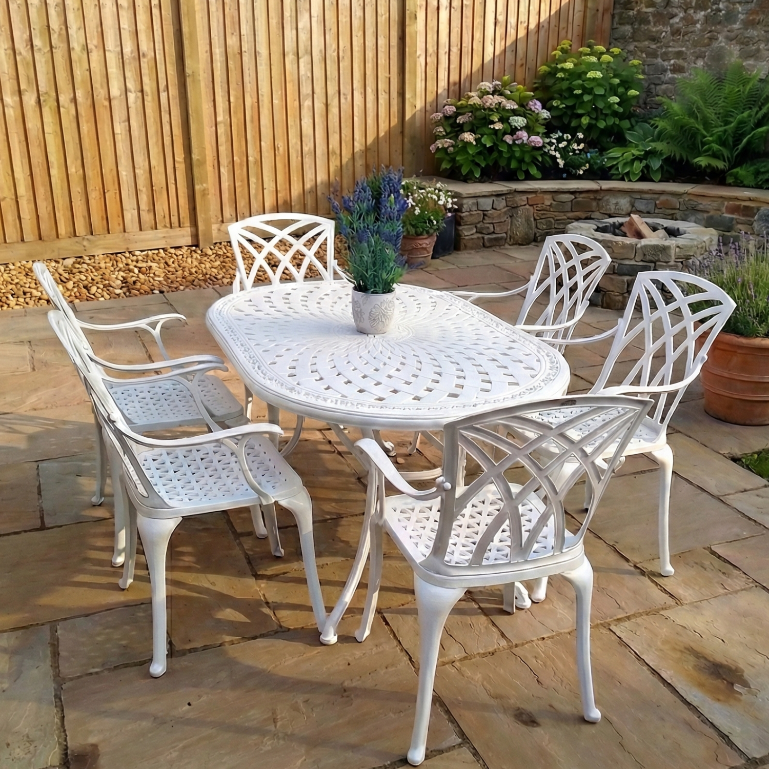 June Tuintafel (6 Persoons Set)