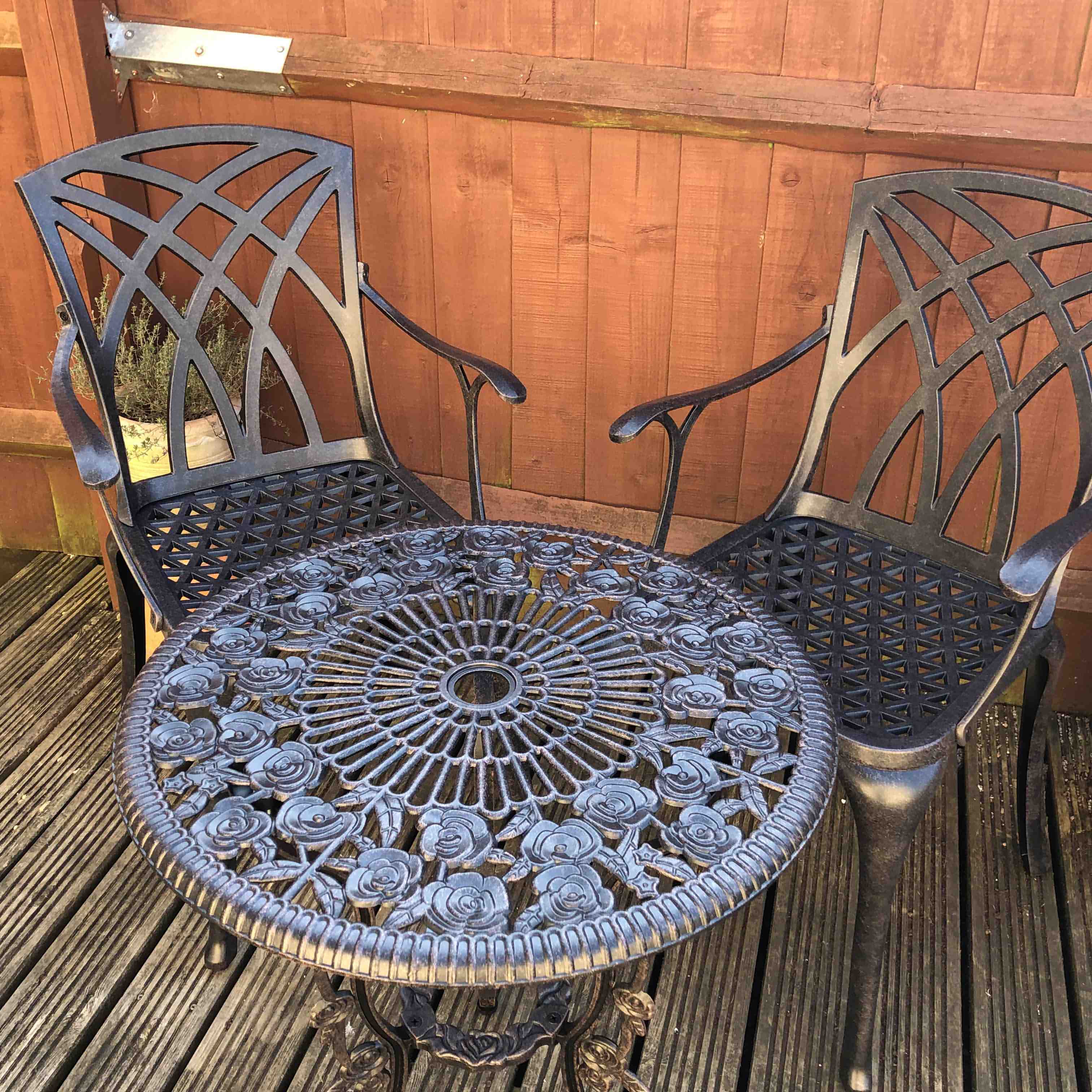 London rose bistro tuinset (2 zitz)