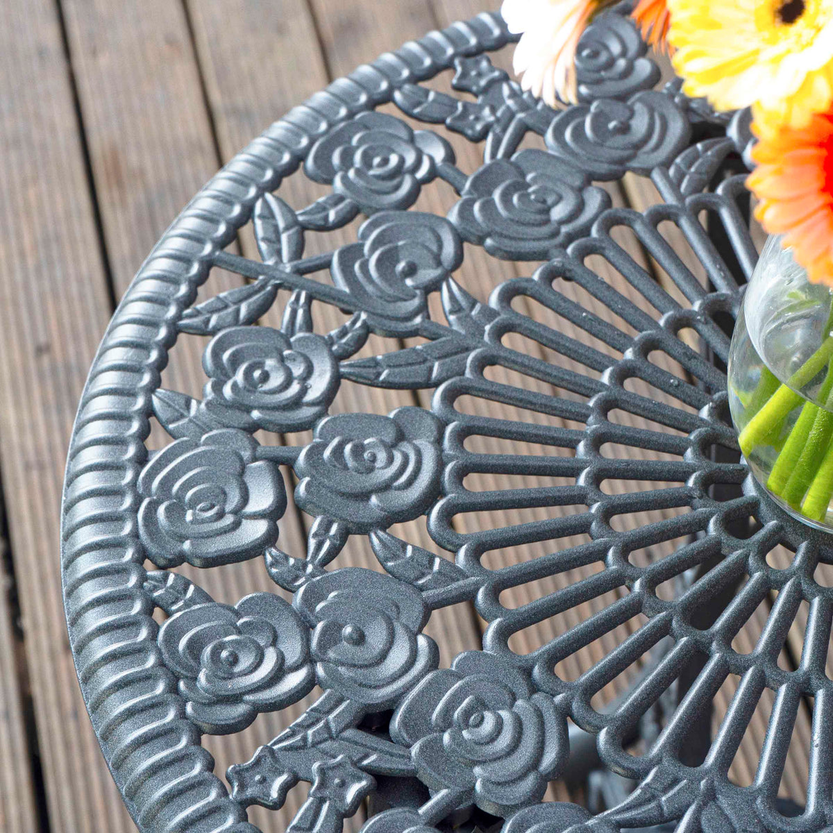 London Rose Tafel - Leigrijs