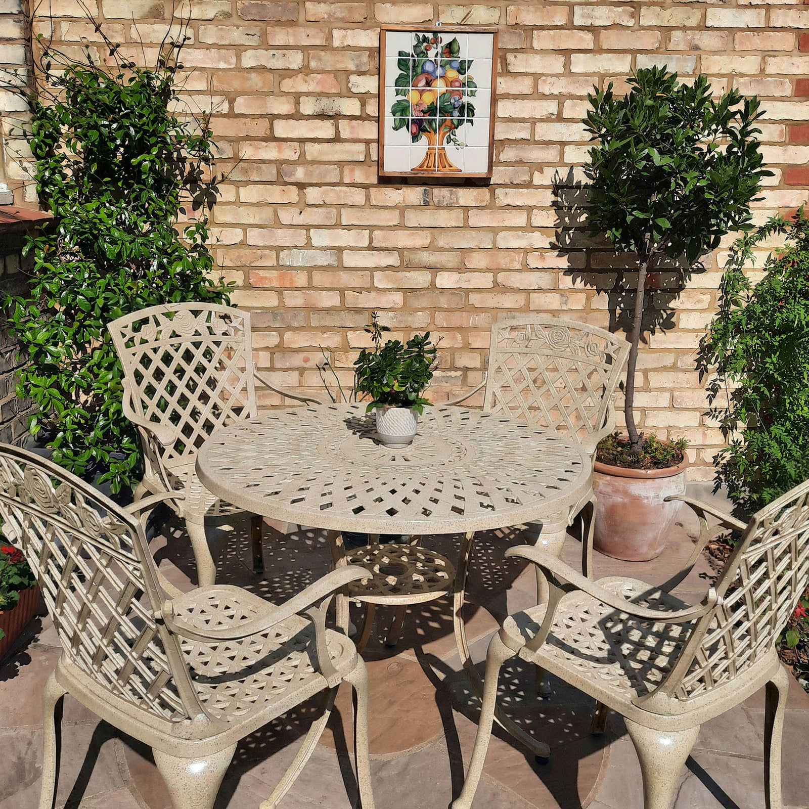 Mia Tuintafel (4 Persoons Set)