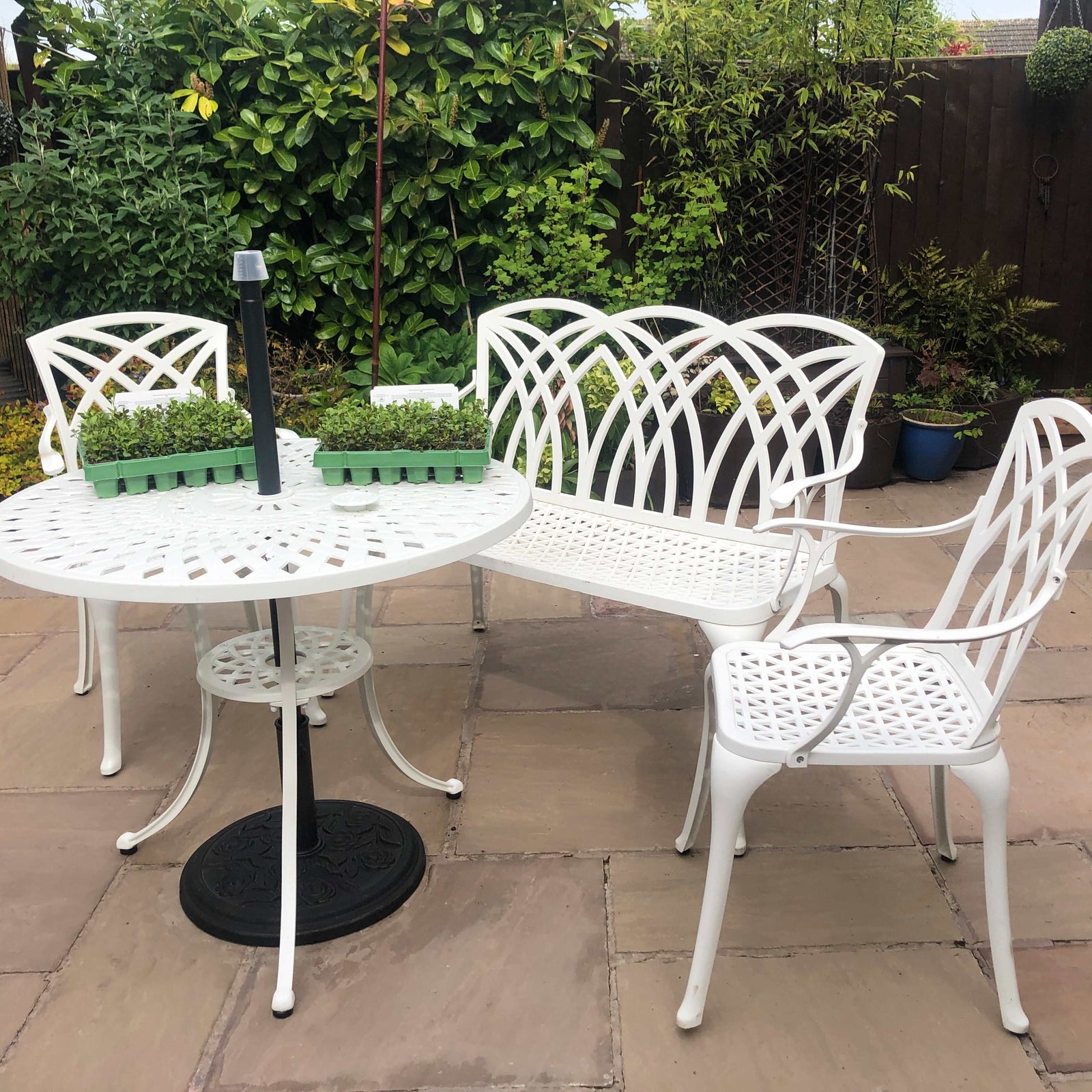 Mia Tuintafel (4 Persoons Set)