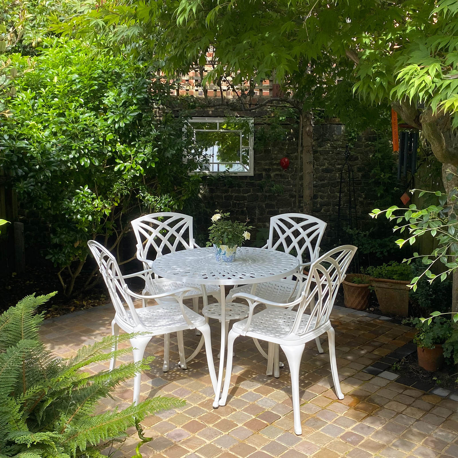 Mia tuintafel (4 persoons set)