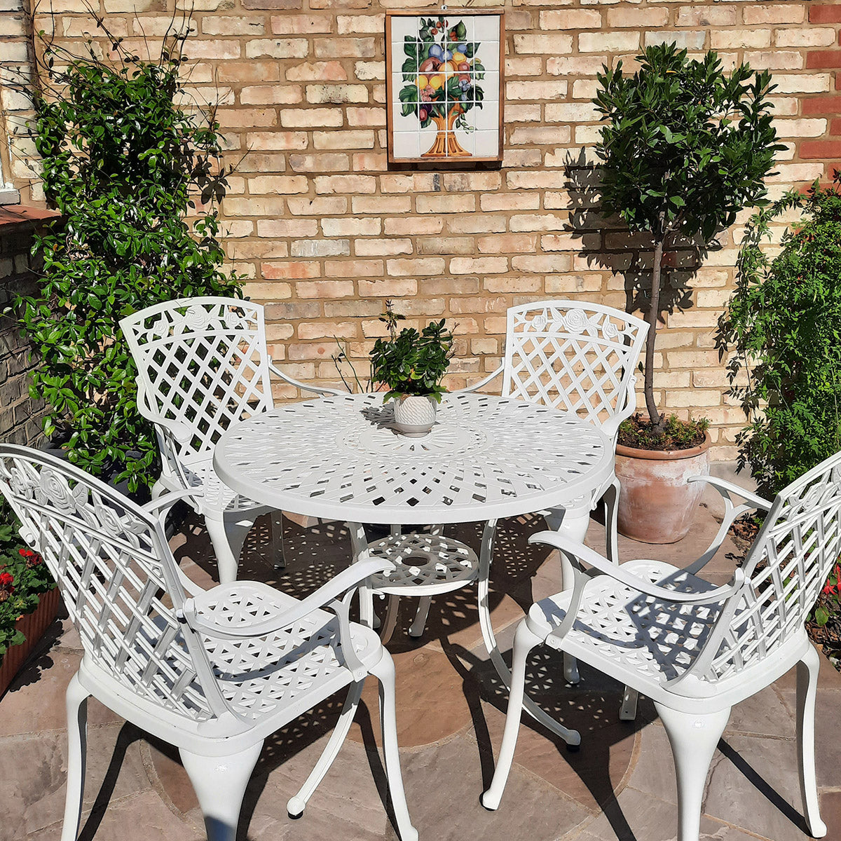 Mia tuintafel (4 persoons set)