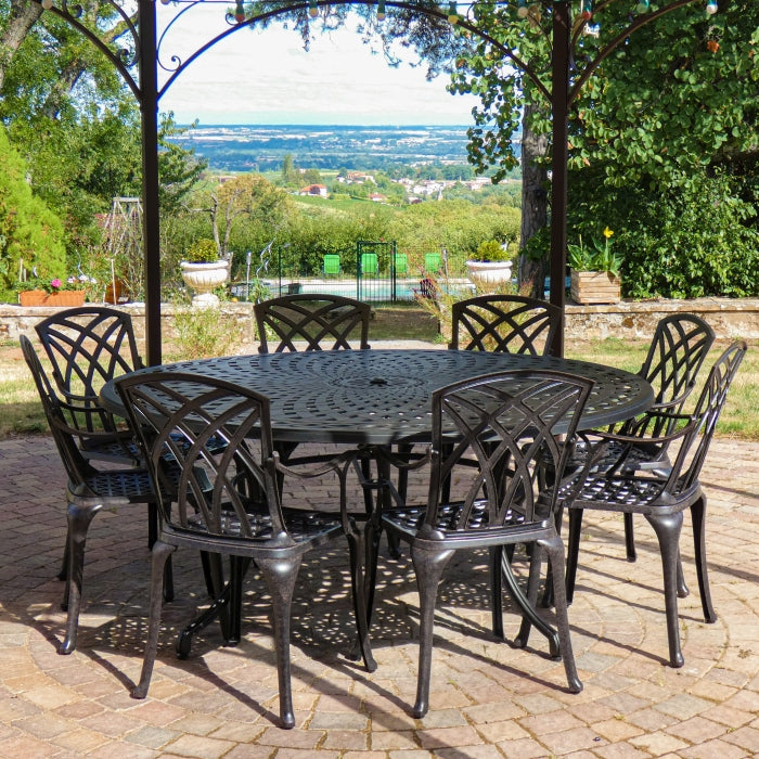 Olivia tuintafel (8 persoons set)
