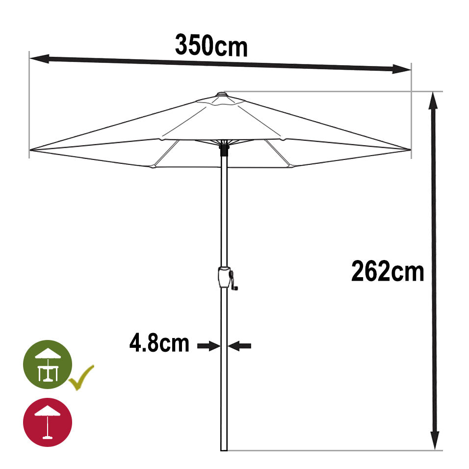 Parasol 3,5M