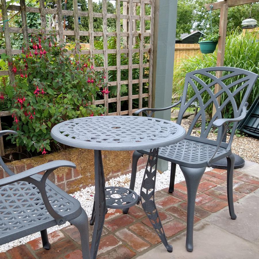 Rose Bijzettafel (2 Seater Set)