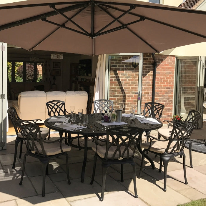 Rosemary tuintafel (8 persoons set)