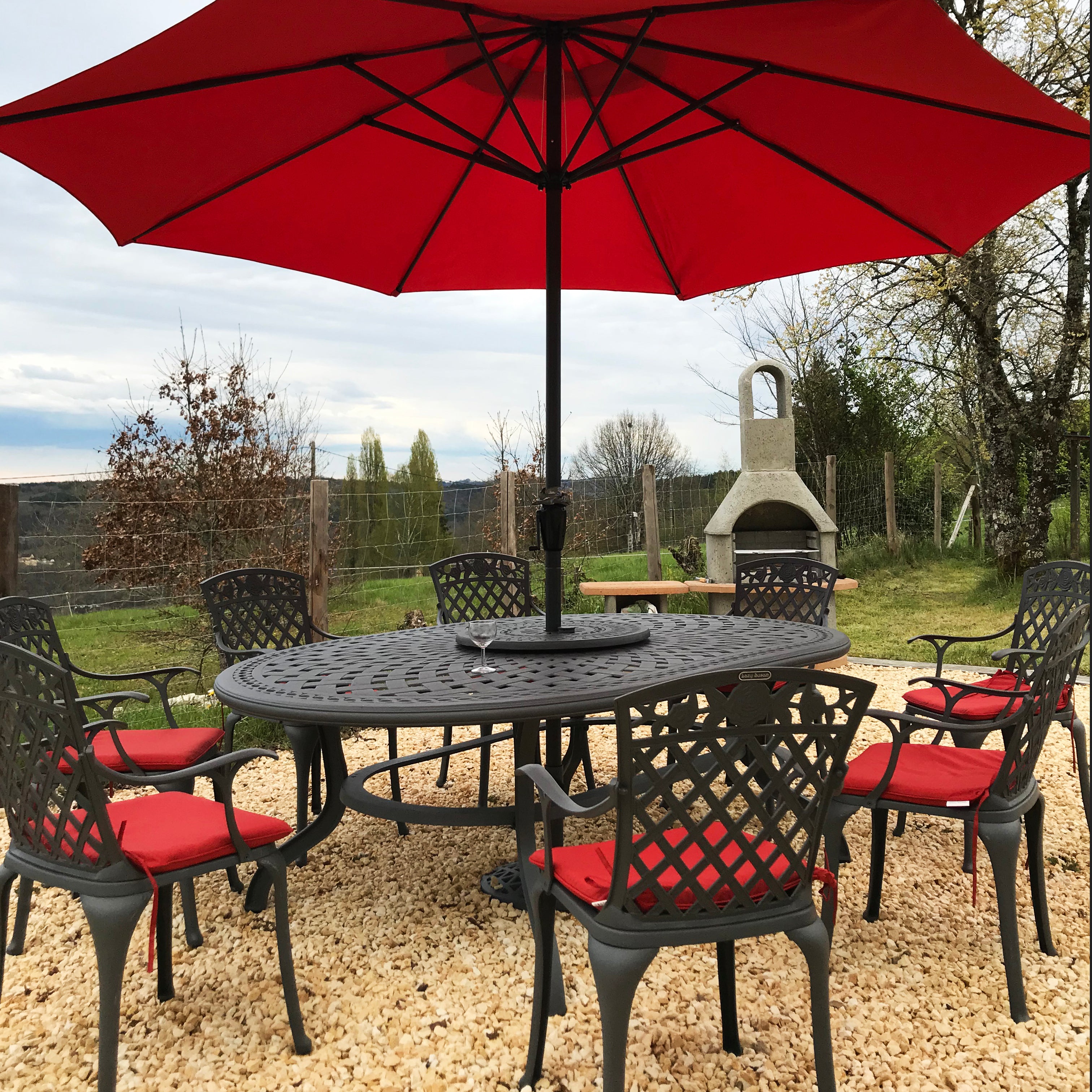 Rosemary tuintafel (8 persoons set)