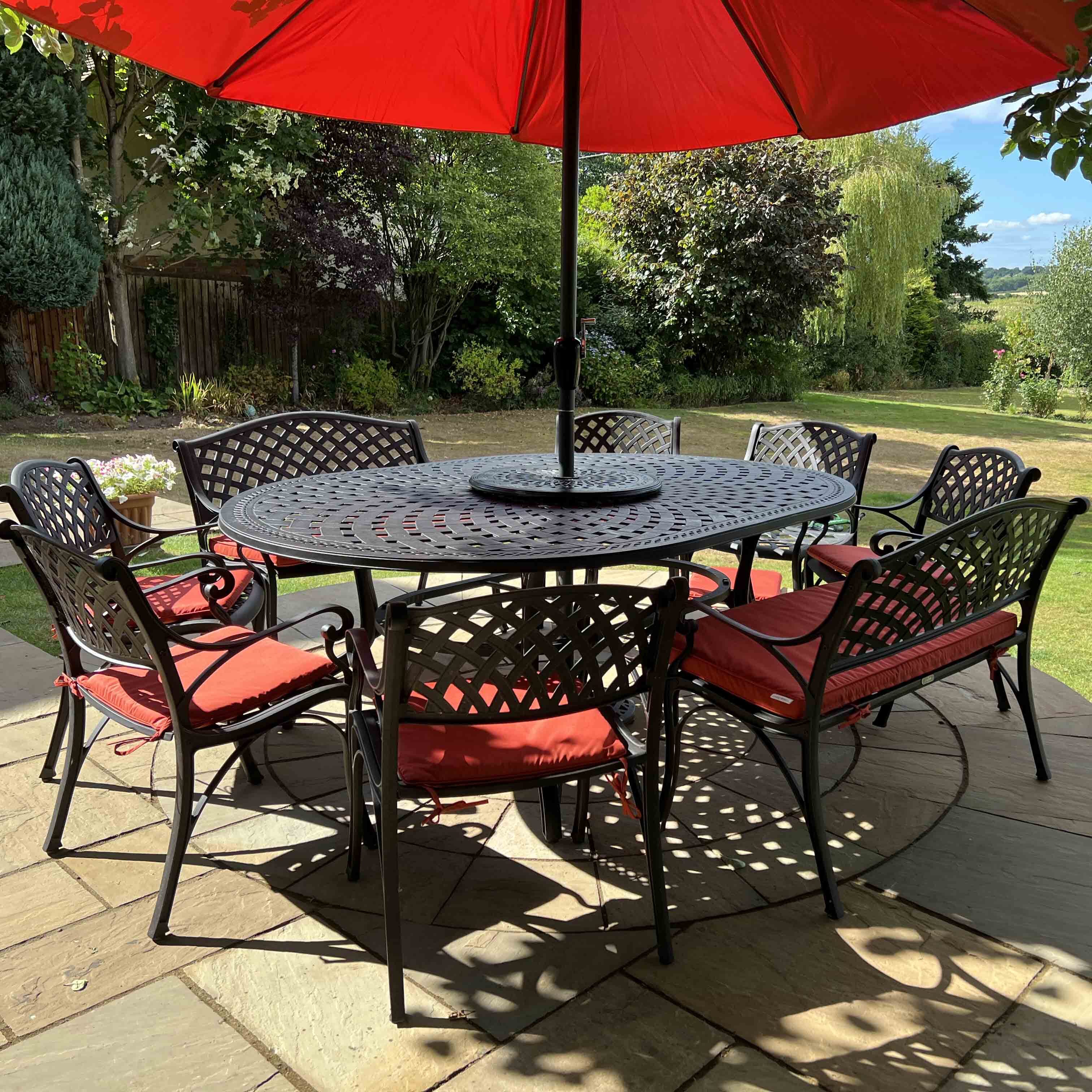 Rosemary tuintafel (10 persoons set)