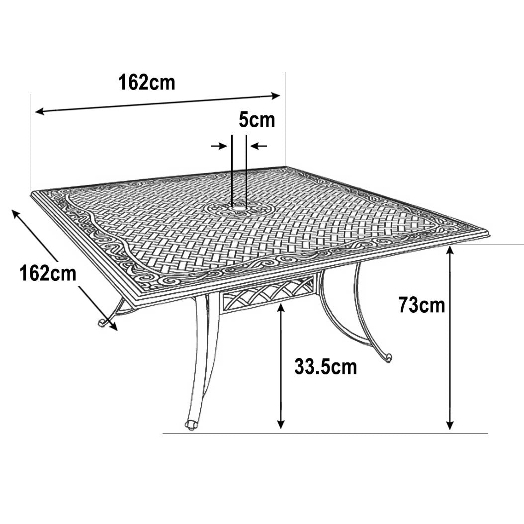 Tanya Tuintafel (8 Persoons Set)