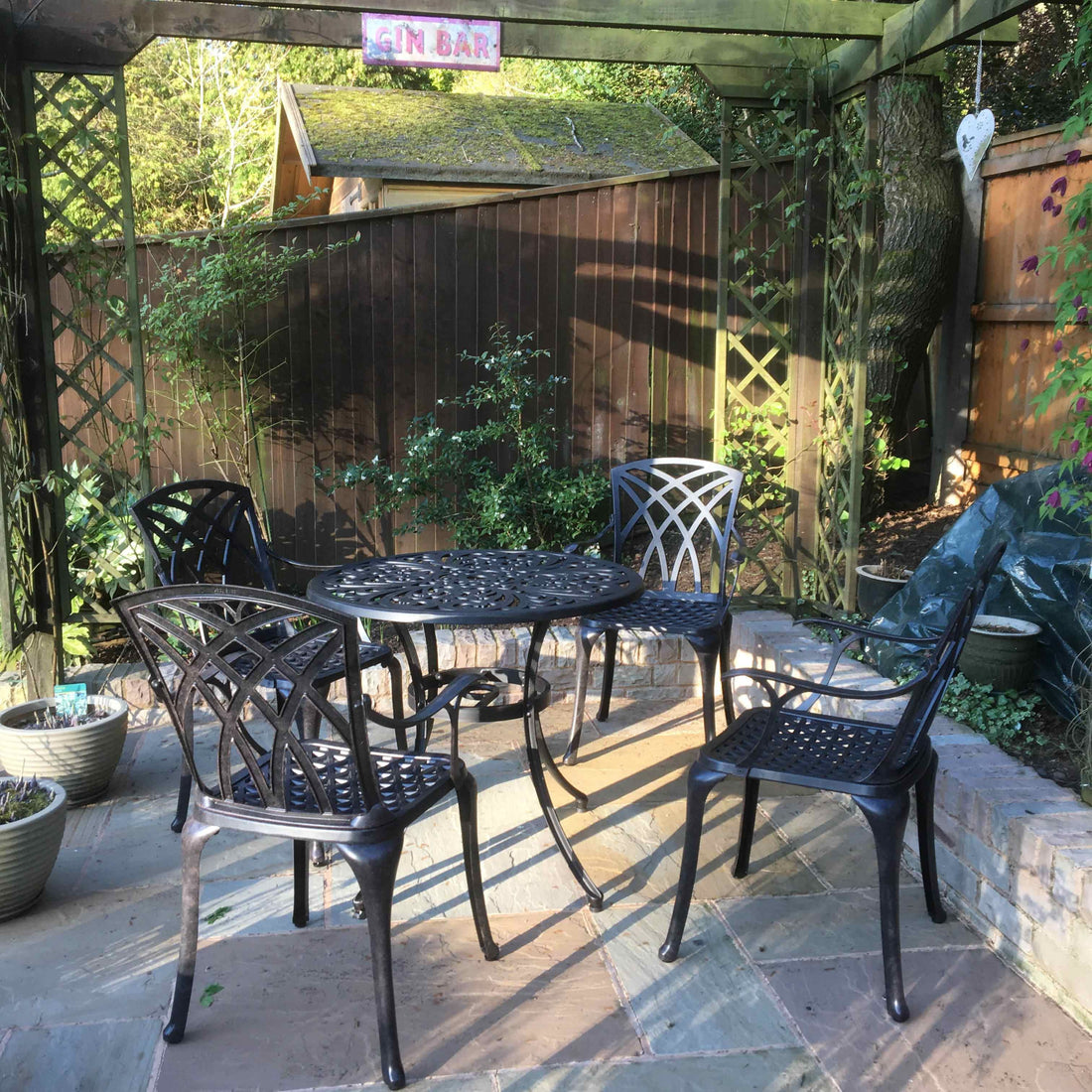 Jill tuintafel (4 persoons set)