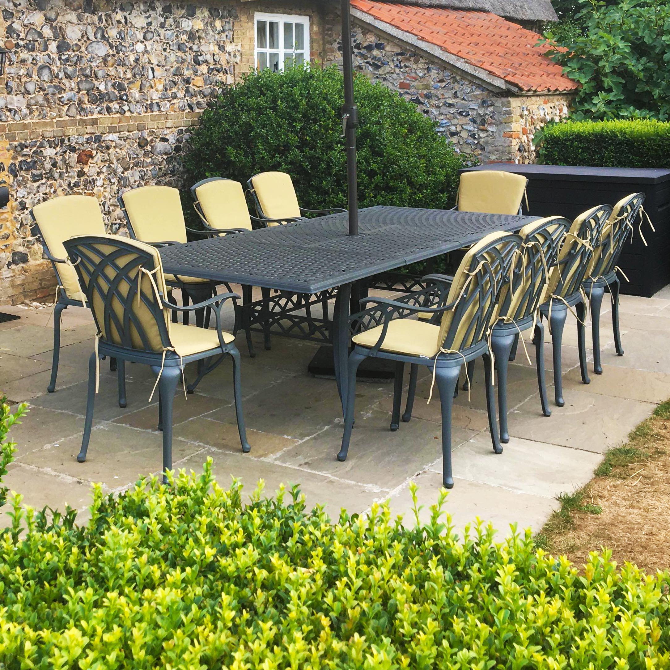Vanessa tuintafel (10 persoons set)