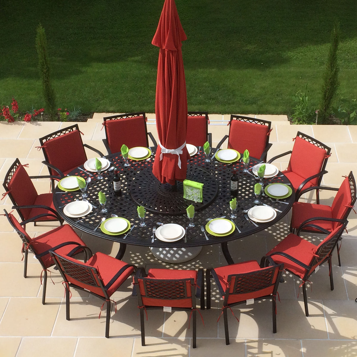 Victoria Tuintafel (10 Persoons Set)