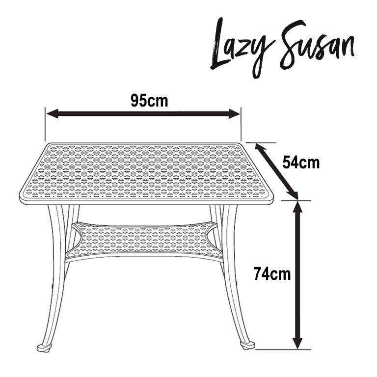 Bbq bijzettafel (2 persoons set)