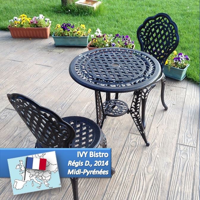 IVY Bistroset (Tafel en 2 stoelen)