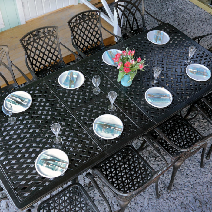 Jennifer tuintafel (10 persoons set)