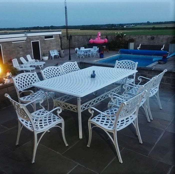 Jennifer tuintafel (10 persoons set)