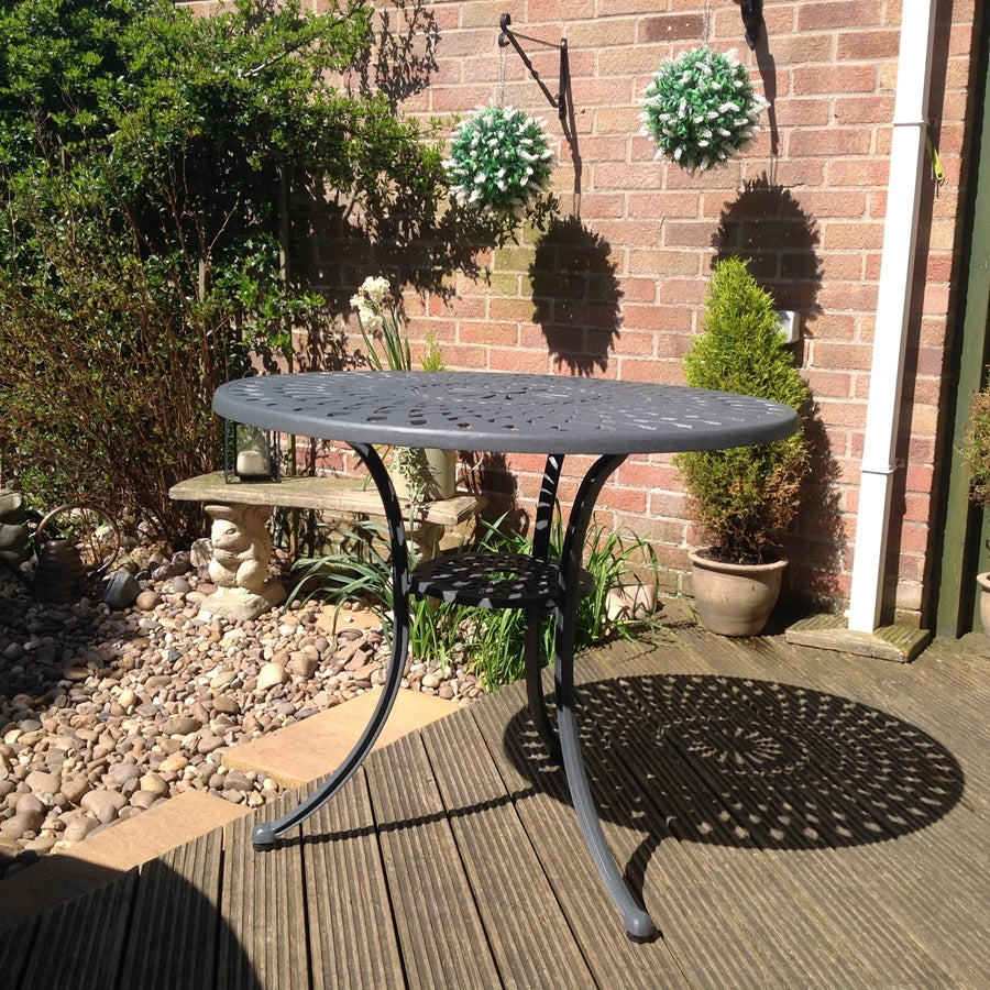 Mia Tuintafel - Leigrijs