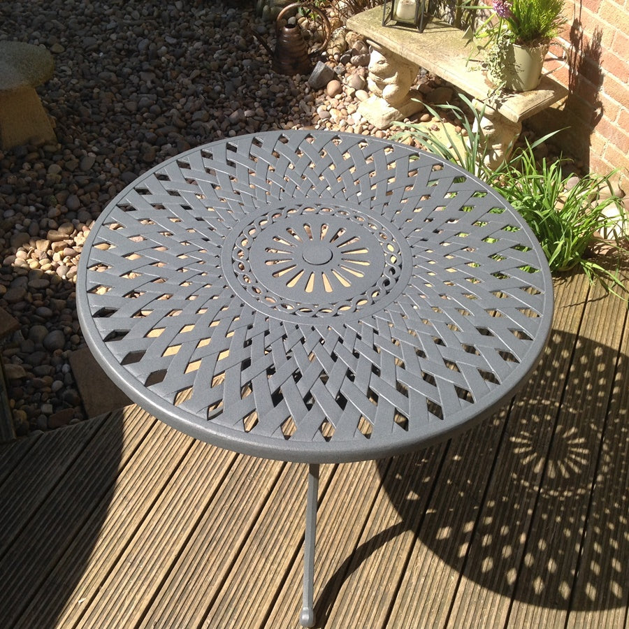 Mia Tuintafel - Leigrijs