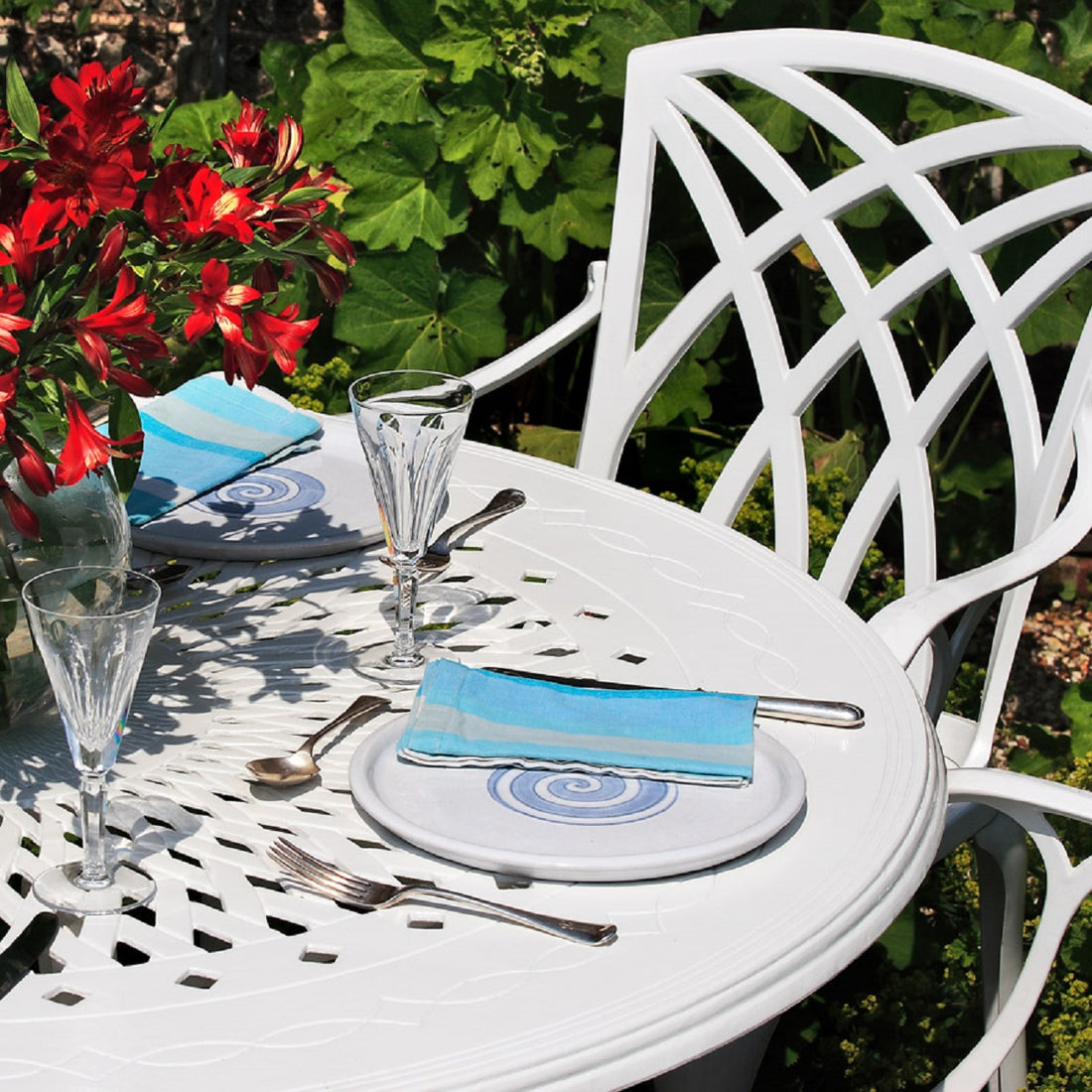 AMELIA 150cm Ronde Tuintafel