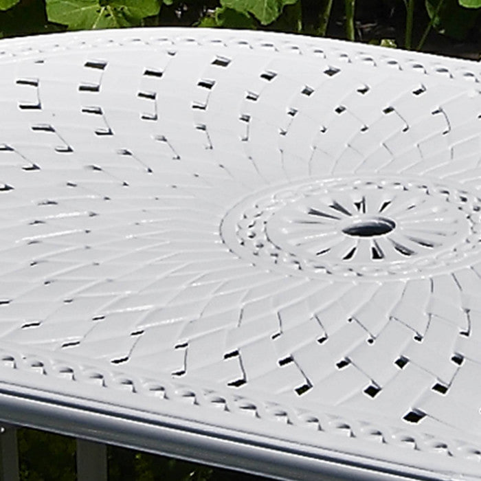 JUNE 95 x 150cm Ovaale Tuintafel van Aluminium