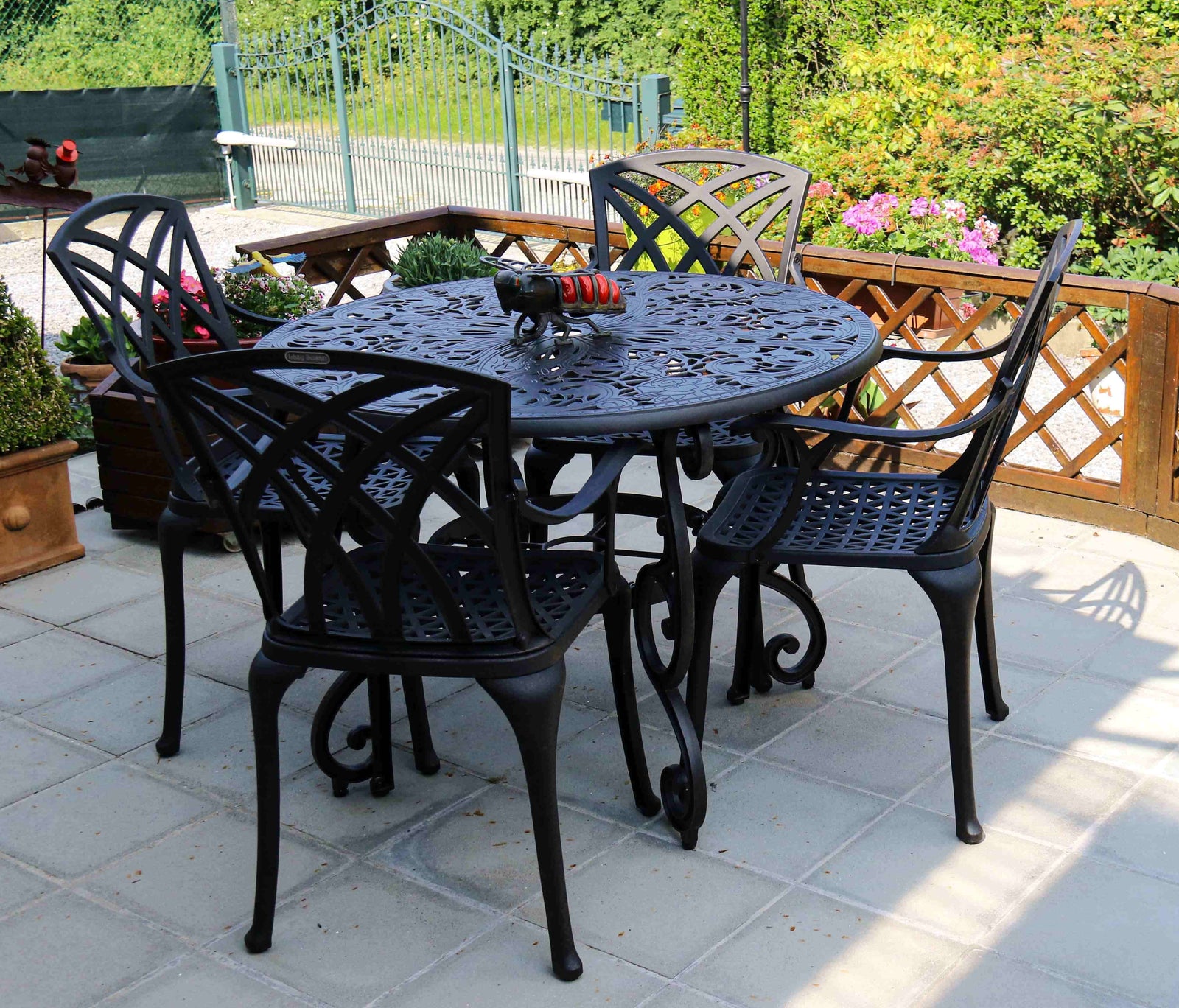 Flora Tuintafel (4 Persoons Set)