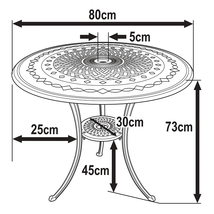 Anna Tuintafel (4 Persoons Set)