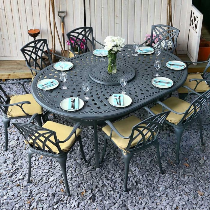 Rosemary tuintafel (10 persoons set)