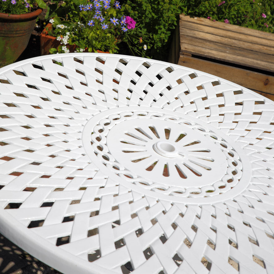 Mia Tuintafel - Wit