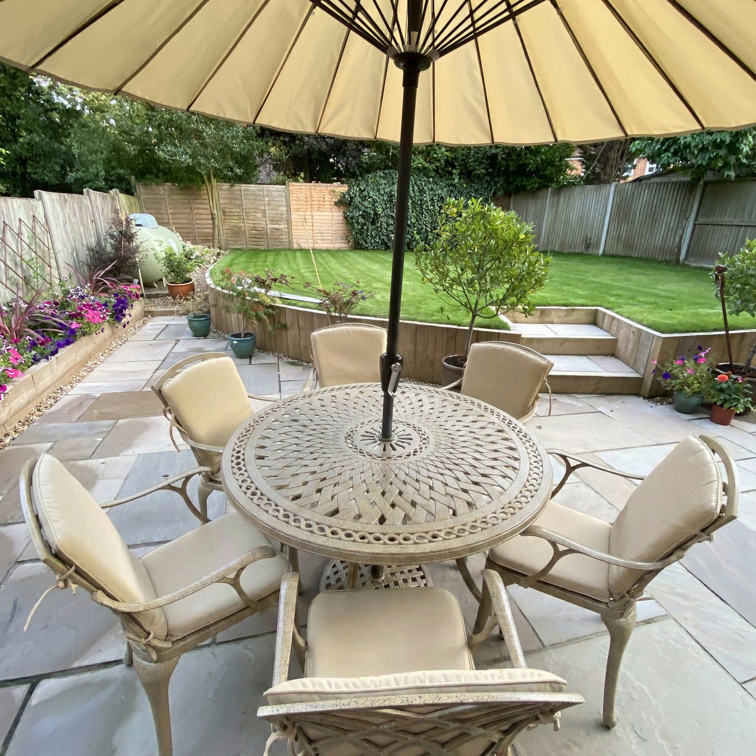 Alice tuintafel (6 persoons set)